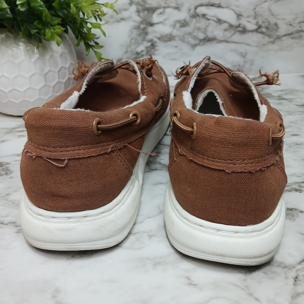 VIONIC Beach Mens 8 Brown Skipper Slip-On Casual Comfort Shoes - Picture 6 of 8